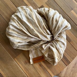 Wildbird Ring Sling, Shorebird linen pattern